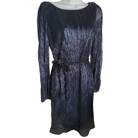 Tahari Shimmer Midi Dress - Picture 1 of 3
